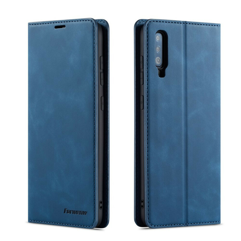 Flip Cover Samsung Galaxy A70 Nahka Effect FORWENW