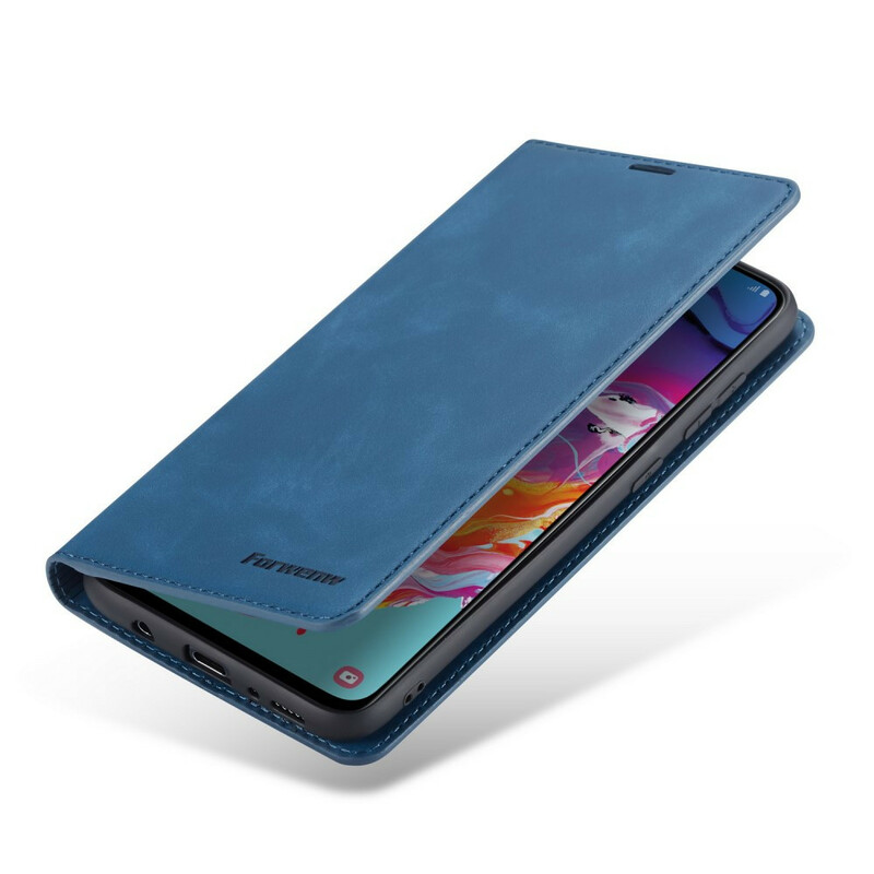 Flip Cover Samsung Galaxy A70 Nahka Effect FORWENW