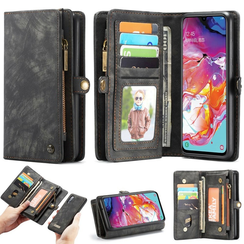 Kotelo Samsung Galaxy A70 CASEME irrotettava kansi