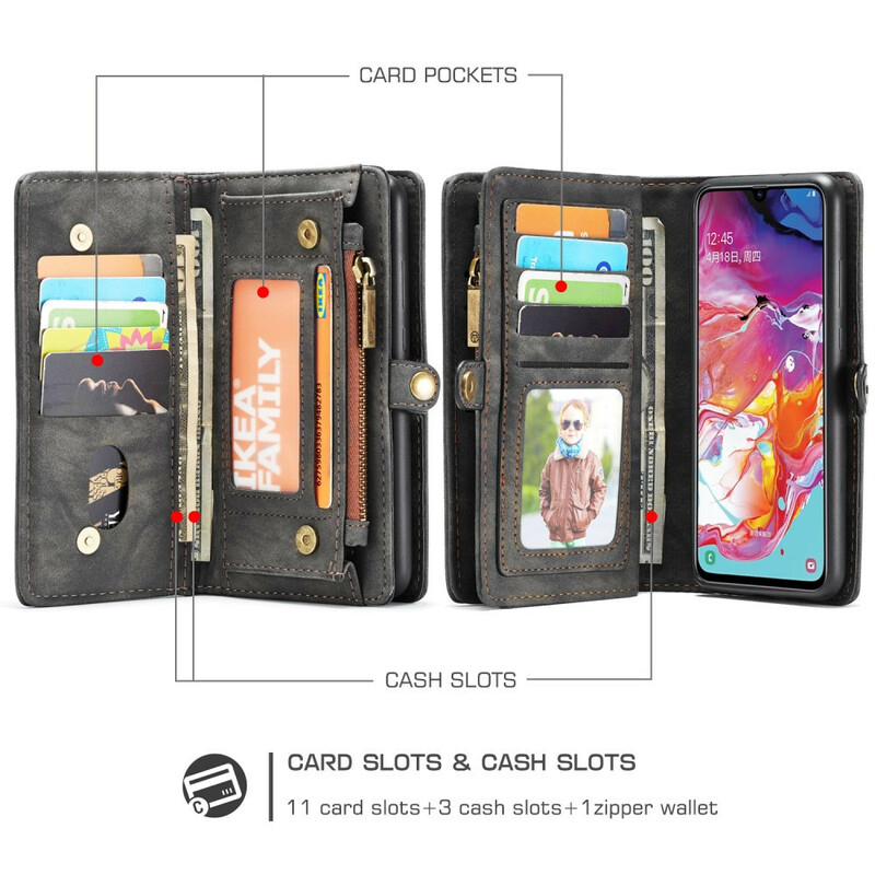 Kotelo Samsung Galaxy A70 CASEME irrotettava kansi Kotelo Samsung Galaxy A70 CASEME irrotettava kansi