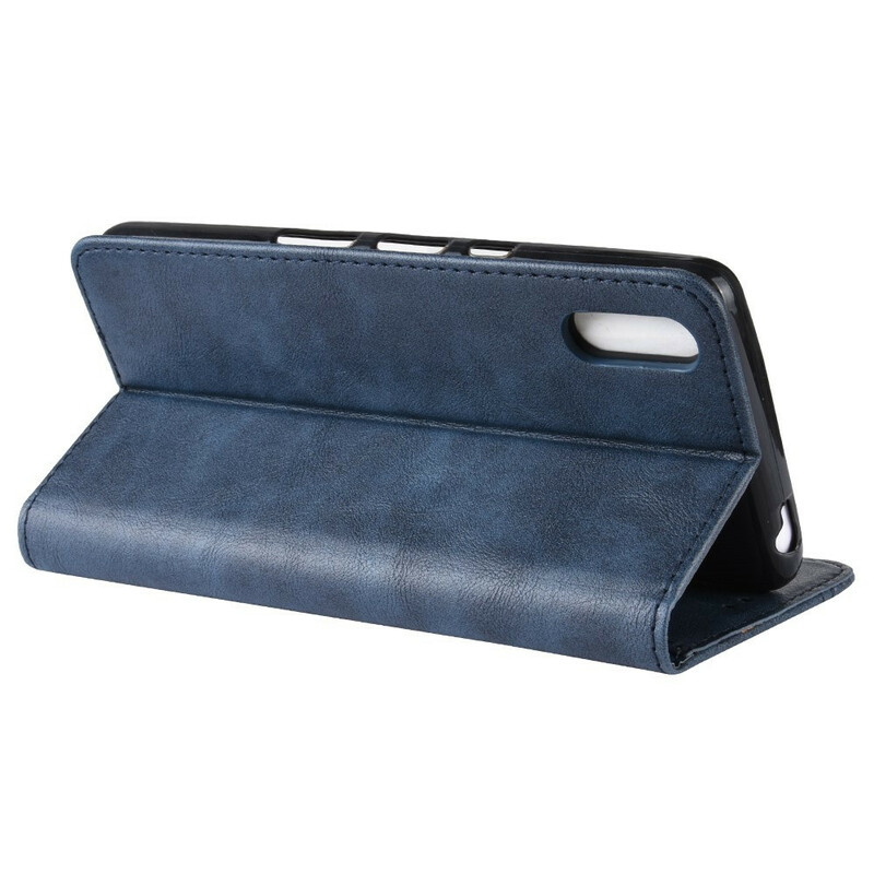 Flip Cover Sony Xperia L3 Style Nahka Vintage suunnittelu