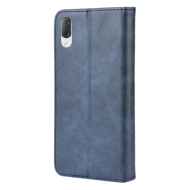 Flip Cover Sony Xperia L3 Style Nahka Vintage suunnittelu