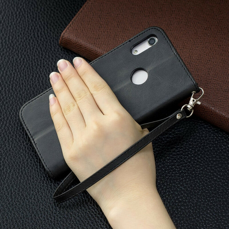 Kansi Huawei Y6 2019 Sileä viisto läppä