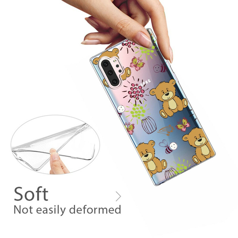 Samsung Galaxy Note 10 Plus kansi Teddy Bear Top