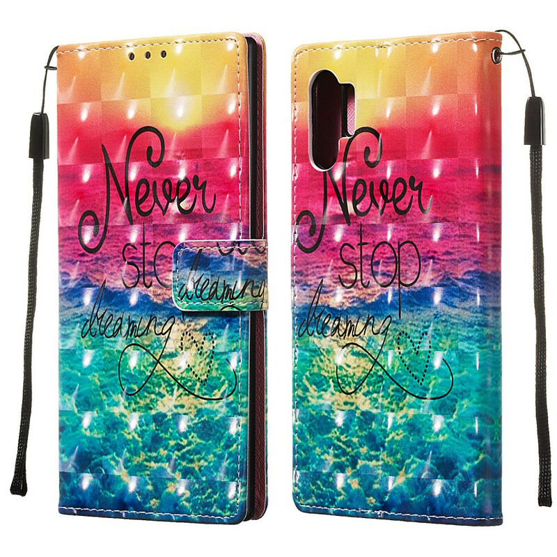Samsung Galaxy Note 10 Plus Case Älä koskaan lopeta unelmointia