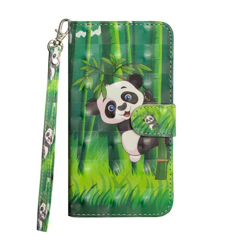 Samsung Galaxy Note 10 Plus Case Panda ja bambu