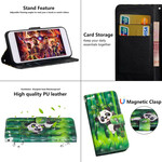 Samsung Galaxy Note 10 Plus Case Panda ja bambu