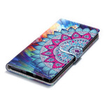 Samsung Galaxy Note 10 Plus kuningas Mandala kotelo