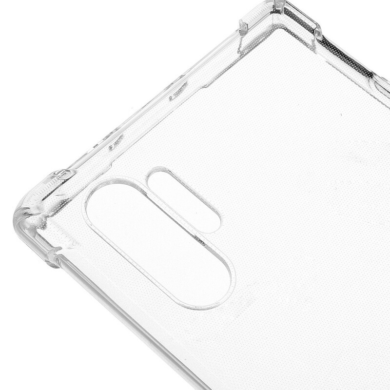 Samsung Galaxy Note 10 Plus läpinäkyvä kuori vahvistetut kulmat
