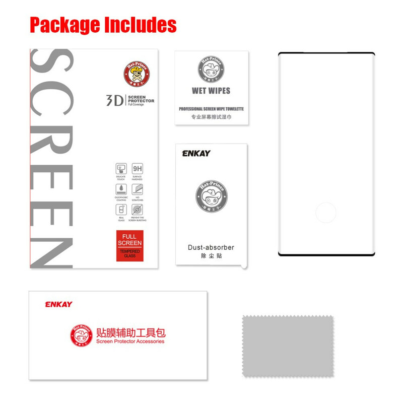 Karkaistua lasia suojaa Samsung Galaxy Note 10 Plus HATTU PRINSSI