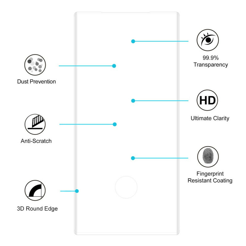 Karkaistua lasia suojaa Samsung Galaxy Note 10 Plus HATTU PRINSSI