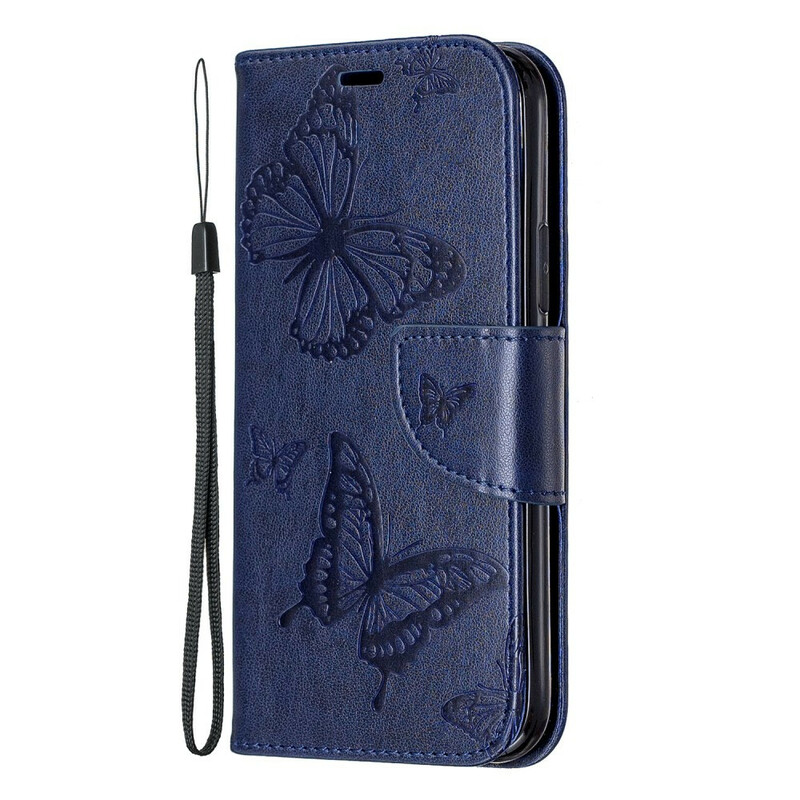 Kotelo iPhone 11 Perhonen painettu kaulanauha Kotelo iPhone 11 Perhonen painettu kaulanauha
