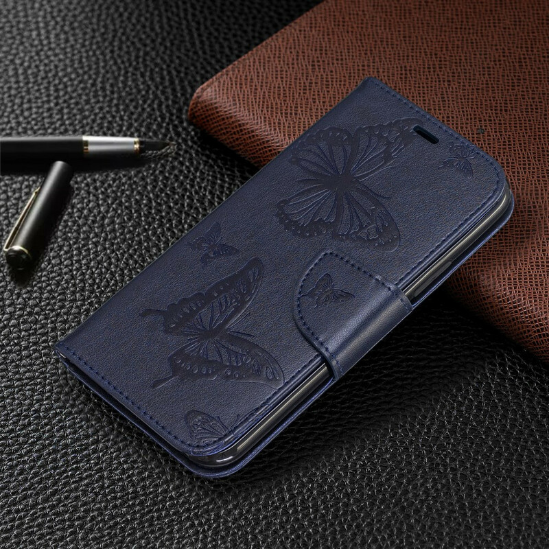 Kotelo iPhone 11 Perhonen painettu kaulanauha Kotelo iPhone 11 Perhonen painettu kaulanauha