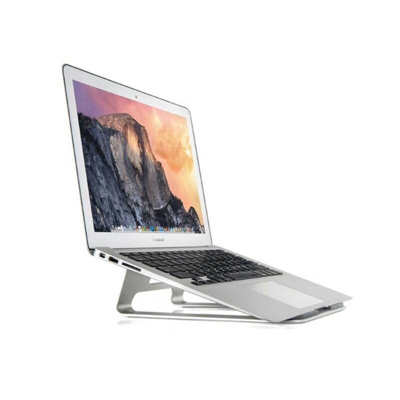 Alumiininen jalusta MacBookille