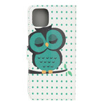 Kotelo iPhone 11R Sleeping Owl