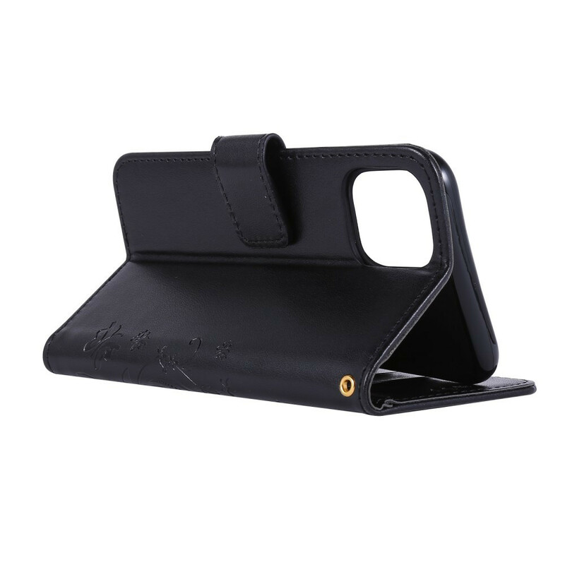 Kotelo iPhone 11 Max Perhoset kukissa