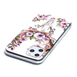iPhone 11 suojakuori Wapiti Floral Fluorescentti
