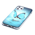 iPhone 11 Perhonen sininen fluoresoiva asia