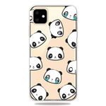 Kotelo iPhone 11 Sentimental Pandas