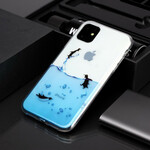 iPhone 11 Clear Case Pingviinipeli