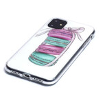 iPhone 11 kirkas tapaus Macarons Gourmands