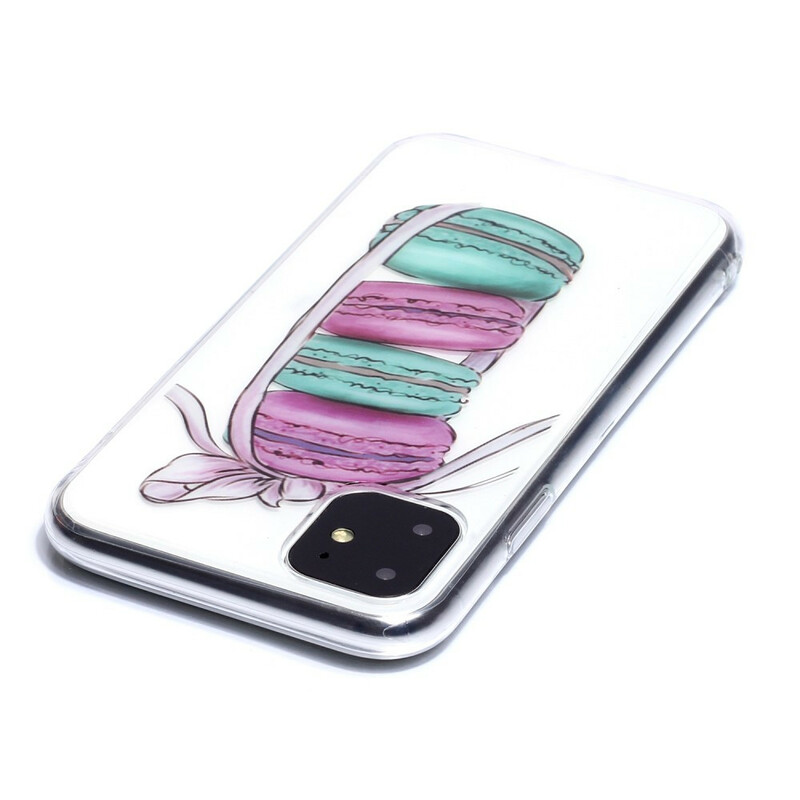 iPhone 11 kirkas tapaus Macarons Gourmands