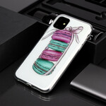 iPhone 11 kirkas tapaus Macarons Gourmands