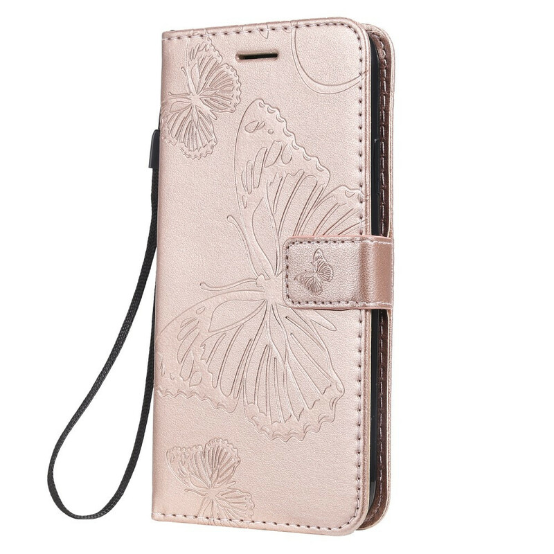 Giant Butterflies Lanyard iPhone 11 tapauksessa Giant Butterflies Lanyard iPhone 11 tapauksessa