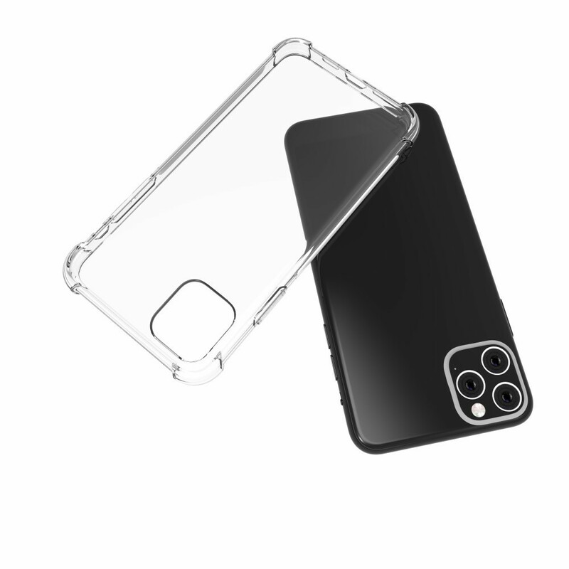 IPhone 11 Pro Max läpinäkyvä kuori vahvistetut kulmat