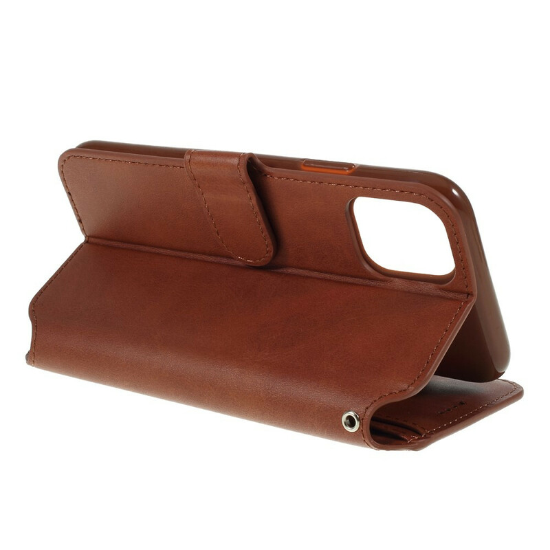 Suojus iPhone 11 Pro AZNS Leather Effect -puhelimelle Suojus iPhone 11 Pro AZNS Leather Effect -puhelimelle