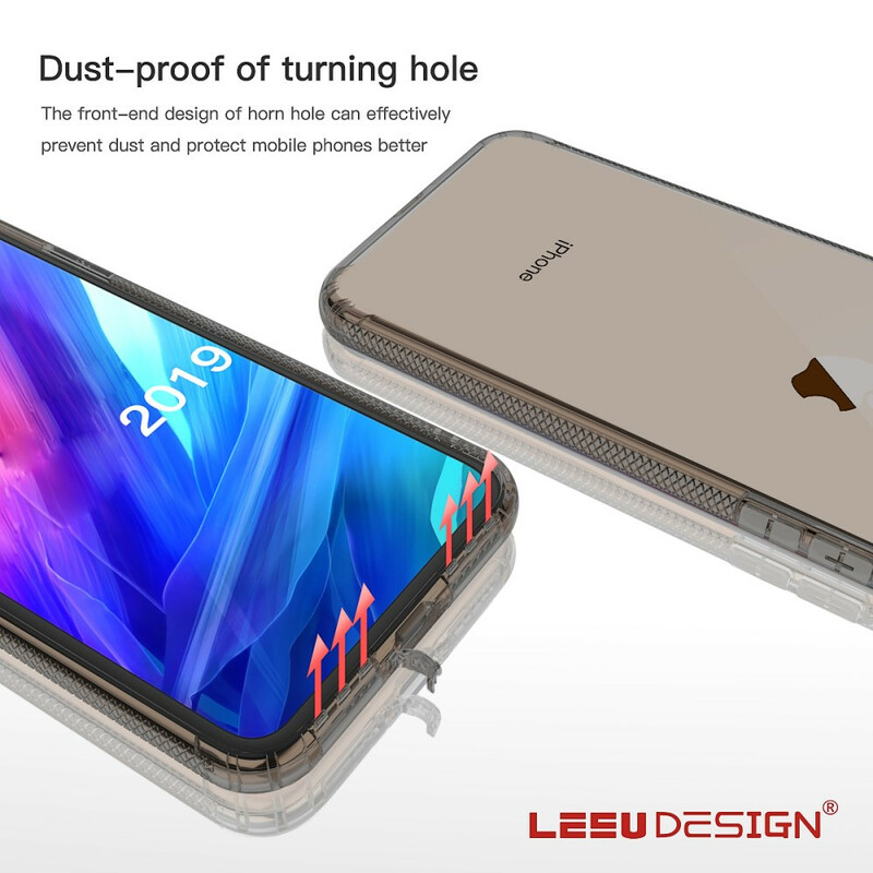 iPhone 11 läpinäkyvä tapaus LEEU Suojatyynyt