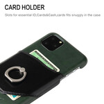 Kotelo iPhone 11 Pro kortin ja sormuksen haltija Fierre Shann