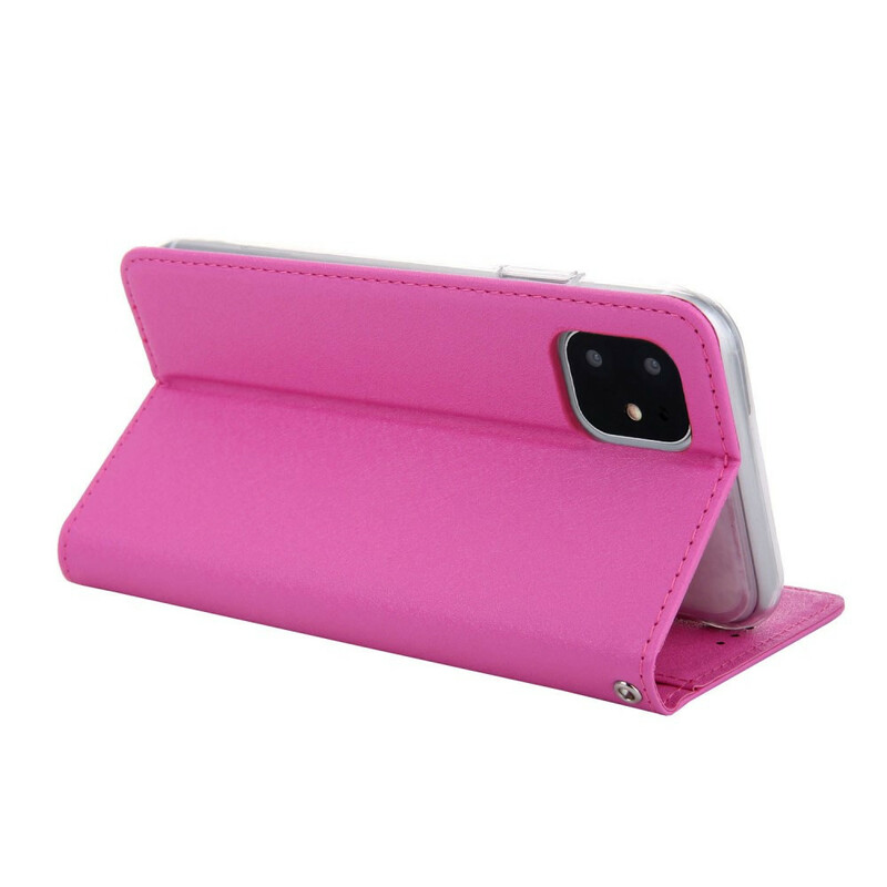 Flip Cover iPhone 11 Nahka Effect Silk