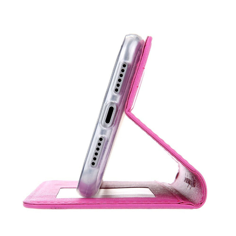 Flip Cover iPhone 11 Nahka Effect Silk