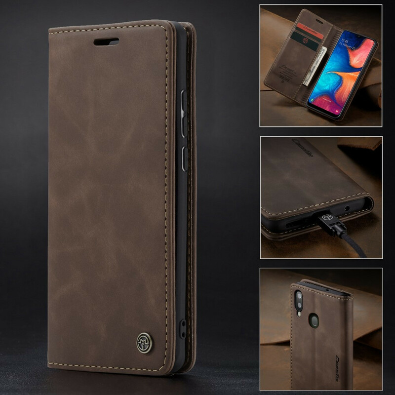 Flip Cover Samsung Galaxy A30 CASEME keinonahkainen kansi Flip Cover Samsung Galaxy A30 CASEME keinonahkainen kansi