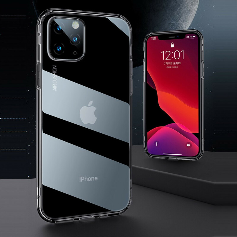 iPhone 11 Pro Max läpinäkyvä silikoni Plus kotelo