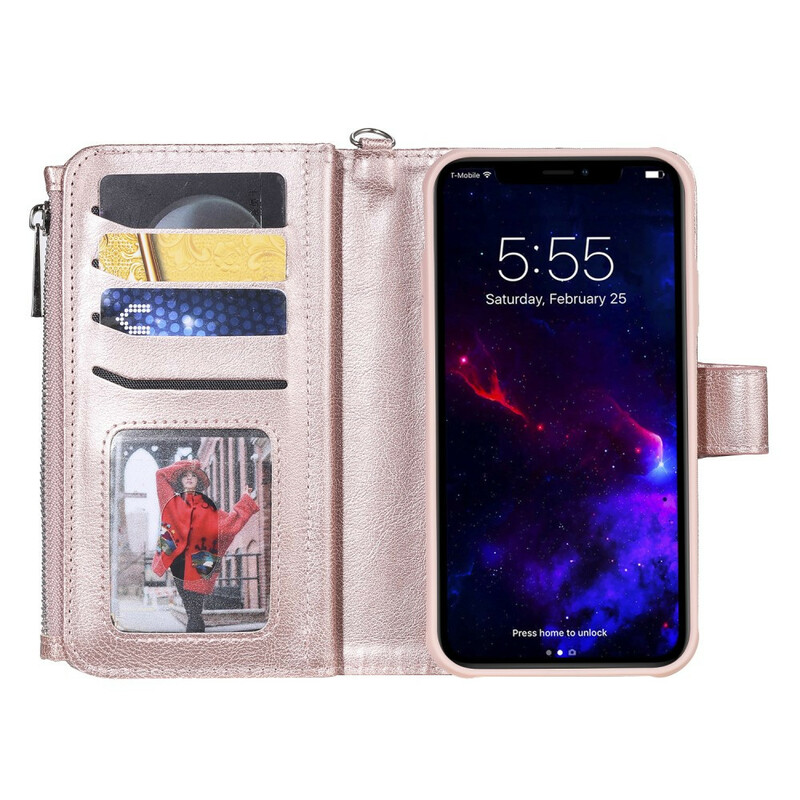 iPhone 11 irrotettava kotelo lompakko