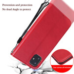 Nahkatehosteinen iPhone 11 -kotelo hihnalla