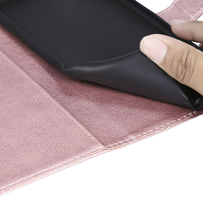 Nahkatehosteinen iPhone 11 -kotelo hihnalla