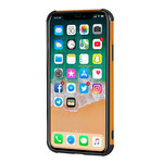 iPhone X yksivärinen kaksoiskorttikotelo