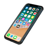 iPhone X yksivärinen kaksoiskorttikotelo