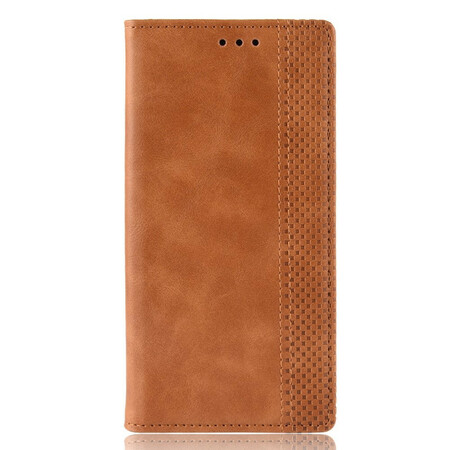 Sony Xperia 5 Vintage Leather Effect Flip Cover -suojakansi
