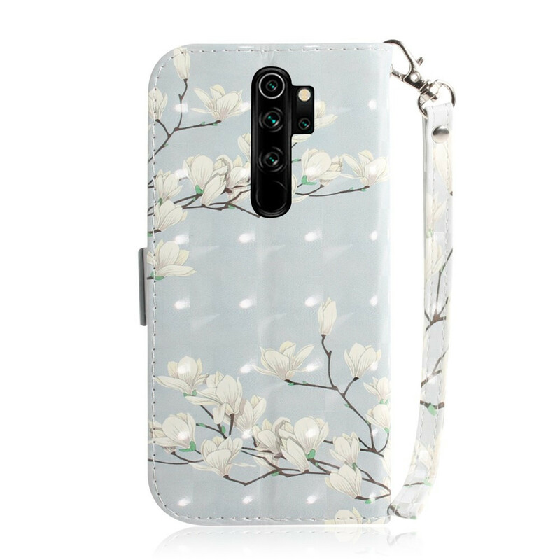 Xiaomi Redmi Note 8 Pro hihna kukka puu tapauksessa