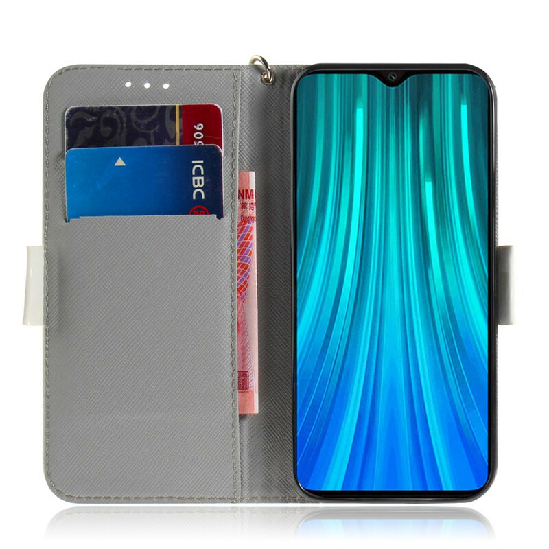 Xiaomi Redmi Note 8 Pro Kukka hihna tapauksessa