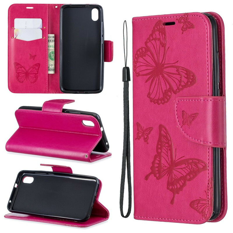 Xiaomi Redmi 7A Butterfly painettu hihna tapauksessa