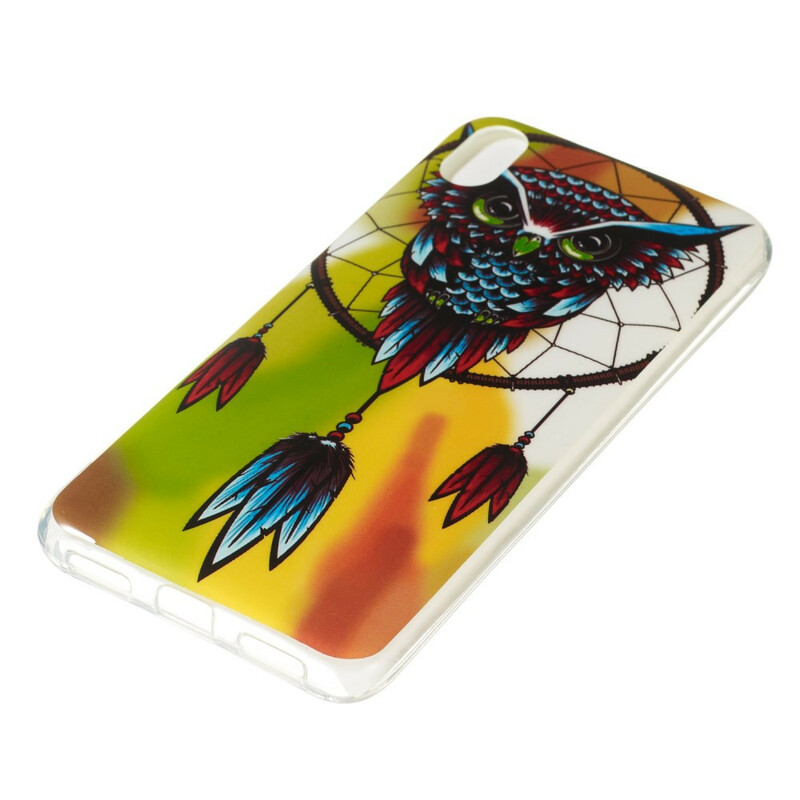Xiaomi Redmi 7A Dreamcatcher Case Fluoresoiva pöllö