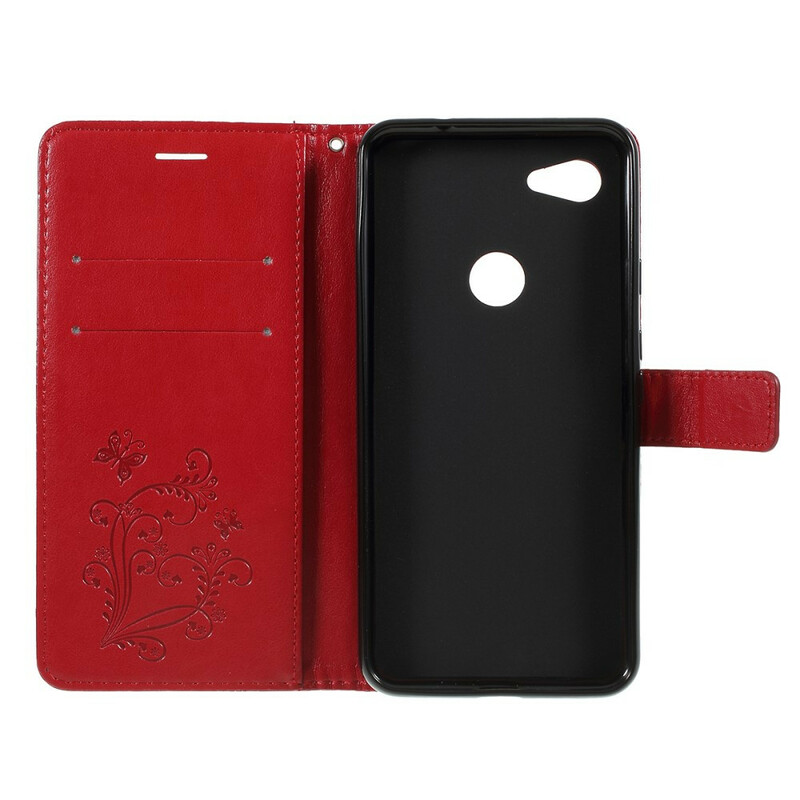 Google Pixel 3A Giant Butterflies Lanyard Kotelo Google Pixel 3A Giant Butterflies Lanyard Kotelo