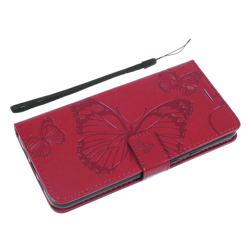 Google Pixel 3A Giant Butterflies Lanyard Kotelo Google Pixel 3A Giant Butterflies Lanyard Kotelo