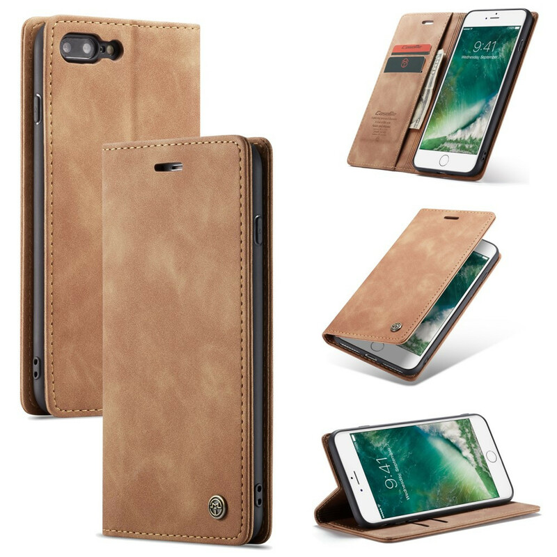 Flip Cover iPhone 8 Plus / 7 Plus CASEME keinonahkainen suojus