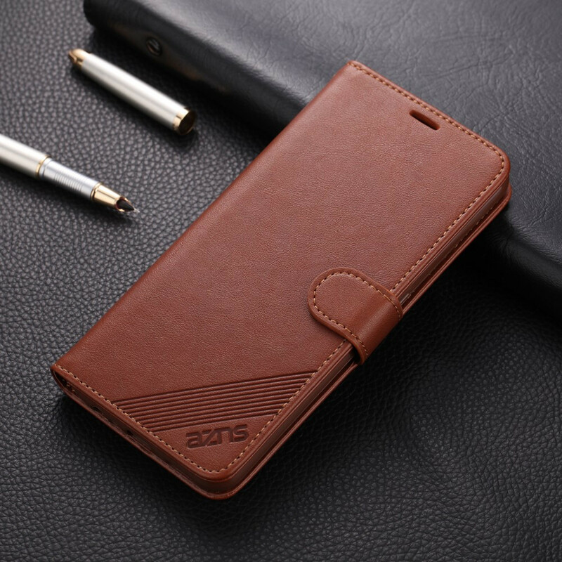 Kotelo Oppo A9 2020 AZNS Nahka vaikutus Kotelo Oppo A9 2020 AZNS Nahka vaikutus